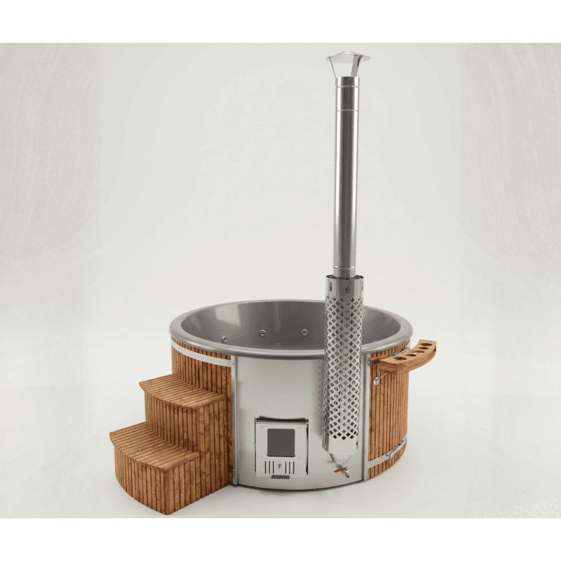 Hottub met interne kachel ( polyester kuip )